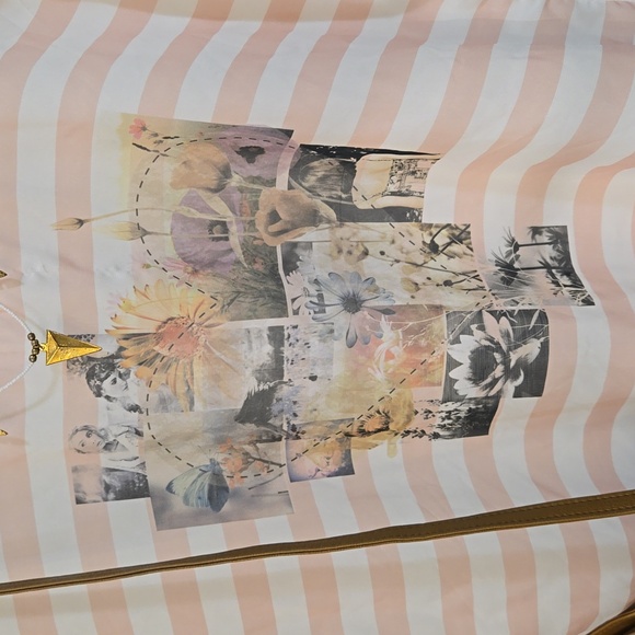 3 for $20 ☢️Shirt,white,peach/pink,stripe,graphic size: EUR 38 - Picture 2 of 11